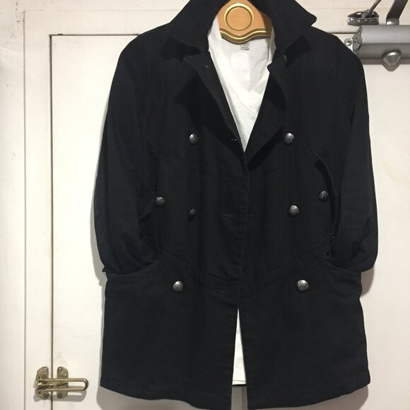 LAUREN JEANS RALPH LAUREN DOUBLE BREAST JEANS JACKET SIZE S - Picture 1 of 11